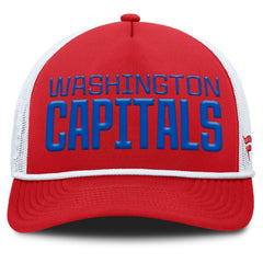 Washington Capitals Fanatics Heritage Dutch A-Frame Trucker Adjustable Hat - Red/White | Fanatics online