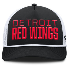 Detroit Red Wings Fanatics Heritage Dutch A-Frame Trucker Adjustable Hat - Black/White | Fanatics near me