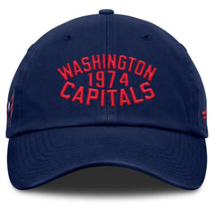 Washington Capitals Fanatics Fundamentals Archer Adjustable Hat - Navy | Fanatics near me