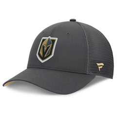 Vegas Golden Knights Fanatics Authentic Pro Home Ice Trucker Adjustable Hat - Charcoal | Fanatics discount