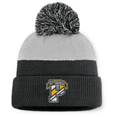 Pittsburgh Penguins Fanatics Authentic Pro Home Ice Cuffed Knit Hat with Pom - Black/Gray | Fanatics near me