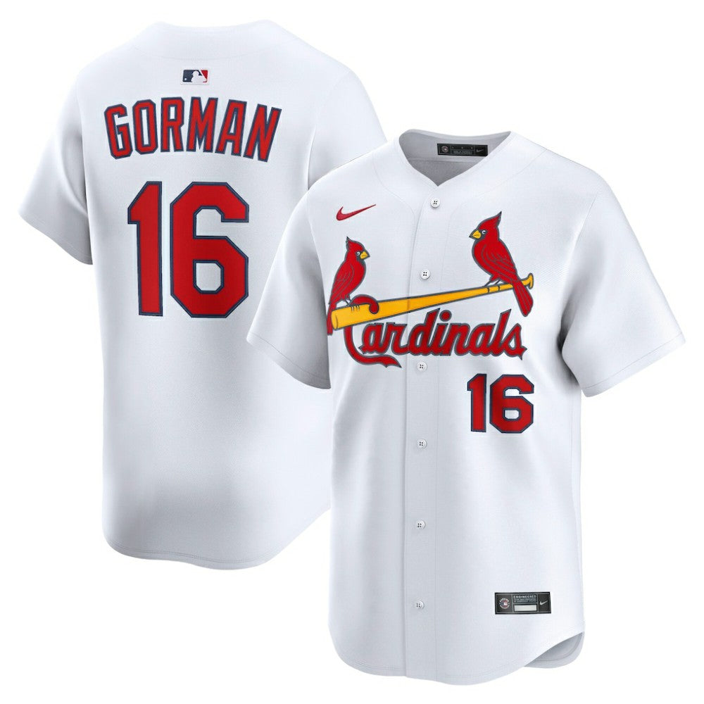 Nolan Gorman St. Louis Cardinals Nike Home Limited Player Jersey for sale