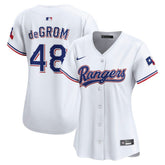 Jacob deGrom Texas Rangers Nike Women's Home Limited Player Jersey Discount