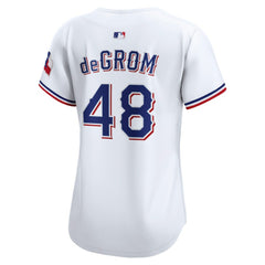 Jacob deGrom Texas Rangers Nike Women's Home Limited Player Jersey Discount