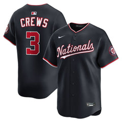 Dylan Crews Washington Nationals Nike Alternate Limited Jersey Sale