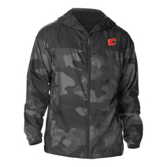 Calgary Flames Columbia Camo Flash Challenger Omni-Shade Full-Zip Hoodie Windbreaker - Black | NHL online