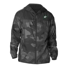 Dallas Stars Columbia Camo Flash Challenger Omni-Shade Full-Zip Hoodie Windbreaker - Black | NHL online