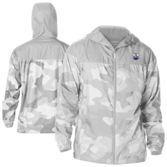 Edmonton Oilers Columbia Camo Flash Challenger Omni-Shade Full-Zip Hoodie Windbreaker - Gray | NHL sale
