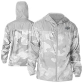 Los Angeles Kings Columbia Camo Flash Challenger Omni-Shade Full-Zip Hoodie Windbreaker - Gray | NHL Lifestyle