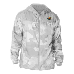 Minnesota Wild Columbia Camo Flash Challenger Omni-Shade Full-Zip Hoodie Windbreaker - Gray | NHL online
