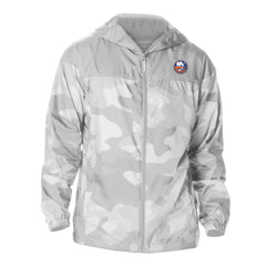 New York Islanders Columbia Camo Flash Challenger Omni-Shade Full-Zip Hoodie Windbreaker - Gray | NHL online
