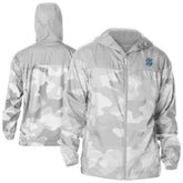 Seattle Kraken Columbia Camo Flash Challenger Omni-Shade Full-Zip Hoodie Windbreaker - Gray | NHL Lifestyle