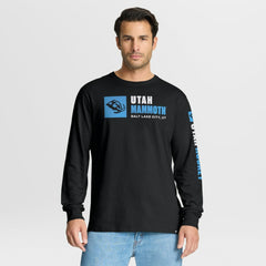 Utah Mammoth Fanatics Goal Crease Legacy Long Sleeve T-Shirt - Black | Fanatics discount