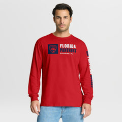 Florida Panthers Fanatics Goal Crease Legacy Long Sleeve T-Shirt - Red | Fanatics Clearance