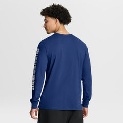 Tampa Bay Lightning Fanatics Goal Crease Legacy Long Sleeve T-Shirt - Blue | Fanatics Lifestyle