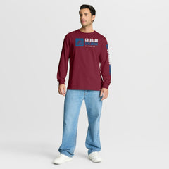 Colorado Avalanche Fanatics Goal Crease Legacy Long Sleeve T-Shirt - Burgundy | Fanatics discount