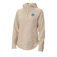 Utah Mammoth Columbia Women's Sweater Weather Quarter-Snap Hoodie - Cream | NHL near me