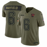 Baker Mayfield Tampa Bay Buccaneers 2025 Salute to Service Limited Jersey - Olive - Nike