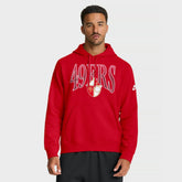 San Francisco 49ers Full Blitz Club Fleece Pullover Hoodie - Scarlet - Nike