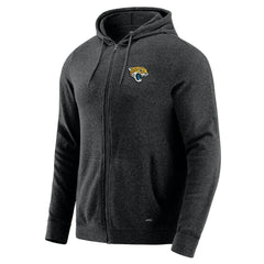 Jacksonville Jaguars J. Palmer Players Lounge Tri-Blend Full-Zip Hoodie - Dark Heather Gray - NFL