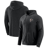Atlanta Falcons J. Palmer Players Lounge Tri-Blend Full-Zip Hoodie - Dark Heather Gray - NFL