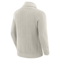 New York Jets J. Palmer The Playmaker Cardigan Raglan Sweater - Gray - NFL