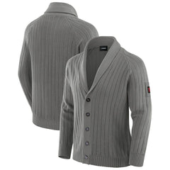 New York Giants J. Palmer The Playmaker Cardigan Raglan Sweater - Graphite - NFL