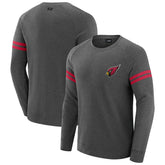 Arizona Cardinals J. Palmer Players Lounge Raglan Tri-Blend Sweatshirt - Dark Heather Gray - NFL