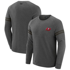 Tampa Bay Buccaneers J. Palmer Players Lounge Raglan Tri-Blend Sweatshirt - Dark Heather Gray - NFL