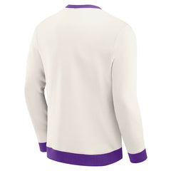 Minnesota Vikings Darius Rucker Collection Colorblock Pullover Sweatshirt - Cream - Fanatics