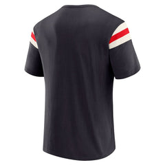 Houston Texans Darius Rucker Collection Football Stripe Sleeve T-Shirt - Navy - Fanatics
