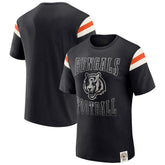 Cincinnati Bengals Darius Rucker Collection Football Stripe Sleeve T-Shirt - Black - Fanatics