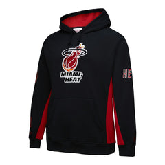Mitchell & Ness Miami Heat Hardwood Classics Team Origins Fleece Pullover Hoodie Black