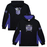 Mitchell & Ness Sacramento Kings Hardwood Classics Team Origins Fleece Pullover Hoodie Black