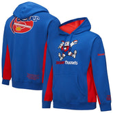 Mitchell & Ness Denver Nuggets Hardwood Classics Team Origins Fleece Pullover Hoodie Royal