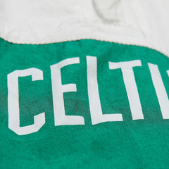 Mitchell & Ness Boston Celtics Hardwood Classics Team Origins Anorak Quarter-Zip Windbreaker Jacket Kelly Green