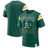 Athletics Darius Rucker Collection by Fanatics Distressed Sleeve Stripe T-Shirt Online
