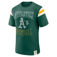Athletics Darius Rucker Collection by Fanatics Distressed Sleeve Stripe T-Shirt Online