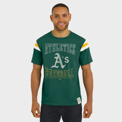 Athletics Darius Rucker Collection by Fanatics Distressed Sleeve Stripe T-Shirt Online