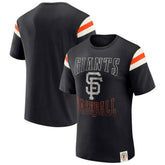 San Francisco Giants Darius Rucker Collection by Fanatics Distressed Sleeve Stripe T-Shirt Near Me