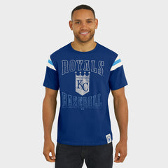 Kansas City Royals Darius Rucker Collection by Fanatics Distressed Sleeve Stripe T-Shirt Near Me