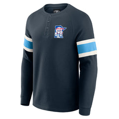 Minnesota Twins Darius Rucker Collection by Fanatics Waffle-Knit Raglan Long Sleeve Henley T-Shirt Outlet