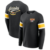 Pittsburgh Pirates Darius Rucker Collection by Fanatics Waffle-Knit Raglan Long Sleeve Henley T-Shirt Online