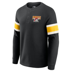 Pittsburgh Pirates Darius Rucker Collection by Fanatics Waffle-Knit Raglan Long Sleeve Henley T-Shirt Online