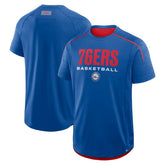 Fanatics Philadelphia 76ers Inbound Pass Play Practice T-Shirt Royal