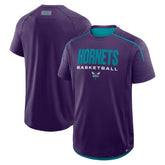 Fanatics Charlotte Hornets Inbound Pass Play Practice T-Shirt Purple