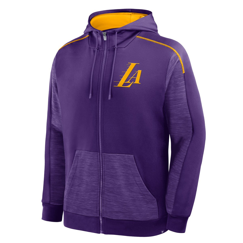 Fanatics Los Angeles Lakers Back Door Cut Play Defender Full-Zip Hoodie Purple