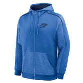 Fanatics Oklahoma City Thunder Back Door Cut Play Defender Full-Zip Hoodie Blue