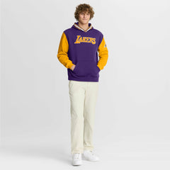 Fanatics Los Angeles Lakers Half Court Shot Clock Fastbreak Hoodie Purple/Gold