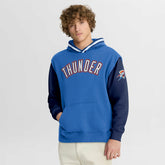 Fanatics Oklahoma City Thunder Half Court Shot Clock Fastbreak Hoodie Blue/Navy